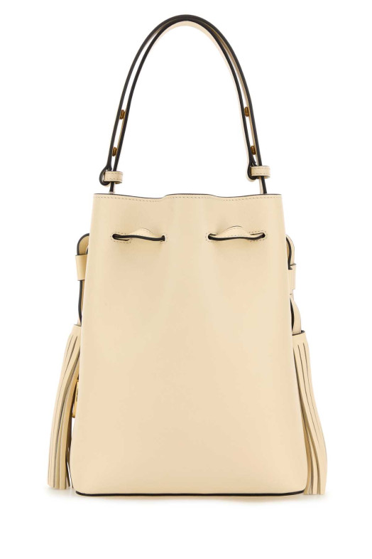 Ivory leather VLogo Signature bucket bag VALENTINO GARAVANI (7W2B0R99HHL)