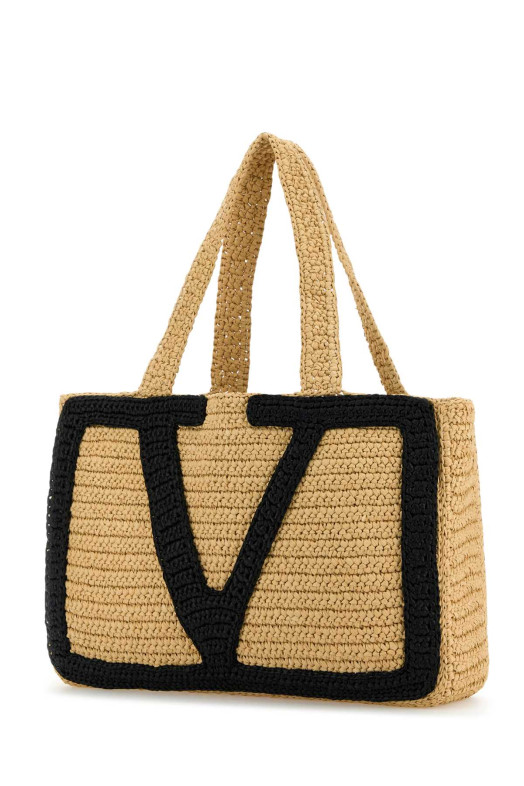 Raffia large Viva Superstar shopping bag VALENTINO GARAVANI (7W2B0S10QET)