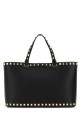 Black leather Rockstud handbag Black VALENTINO GARAVANI (7W2B0S20VSF)