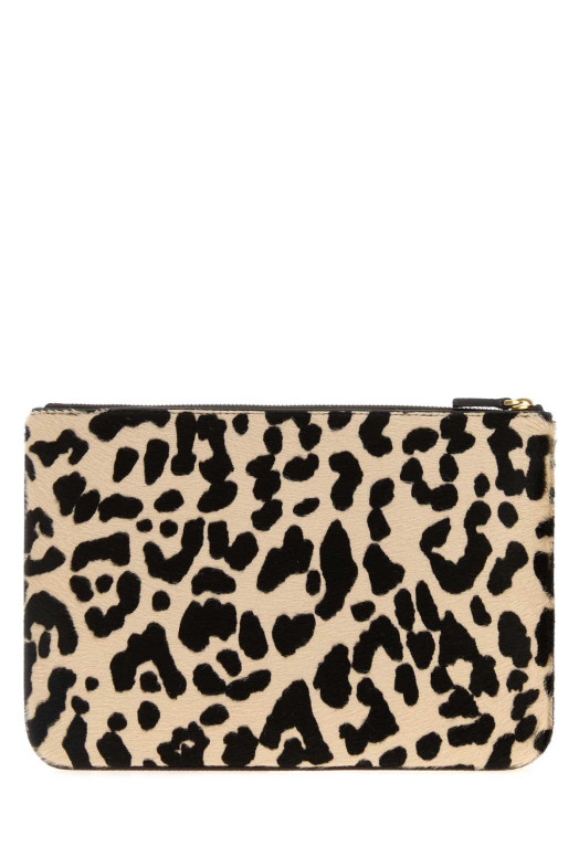 Printed calf hair VLogo Signature pouch VALENTINO GARAVANI (7W2P0AK4WIE)