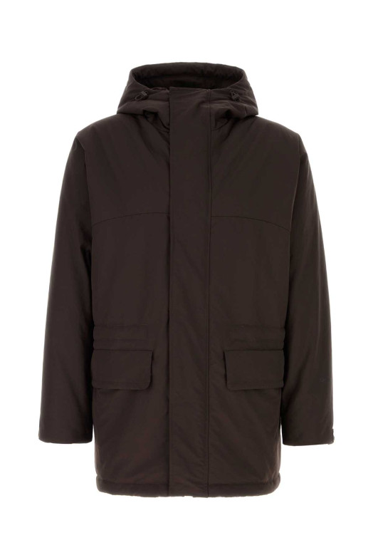 Темно-коричневая куртка с полиэстеровой подкладкой HERNO LAMINAR (GI00178UL12838)