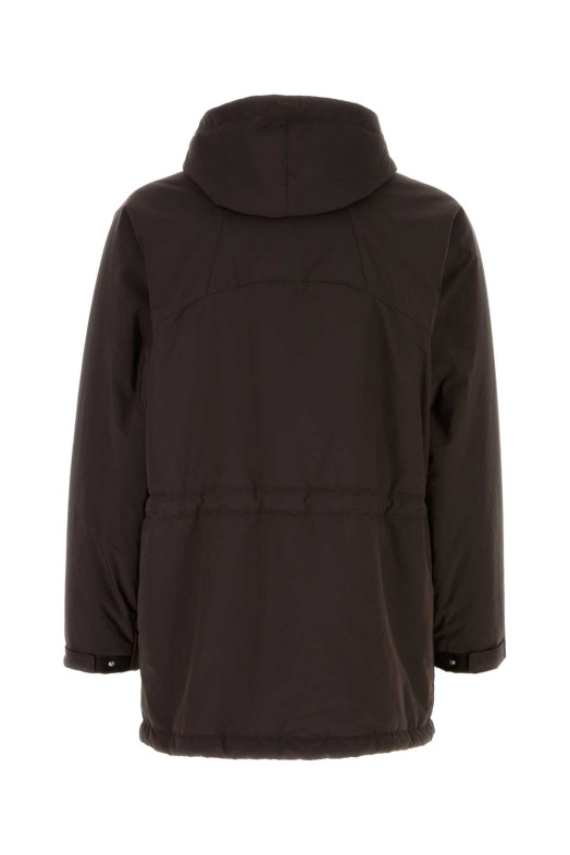 Темно-коричневая куртка с полиэстеровой подкладкой HERNO LAMINAR (GI00178UL12838)