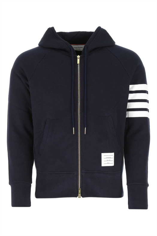 Navy blue cotton sweatshirt THOM BROWNE (MJT022H00535)