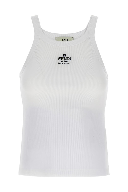 Верхний логотип Белый FENDI FS7966ANQMF0ZNM