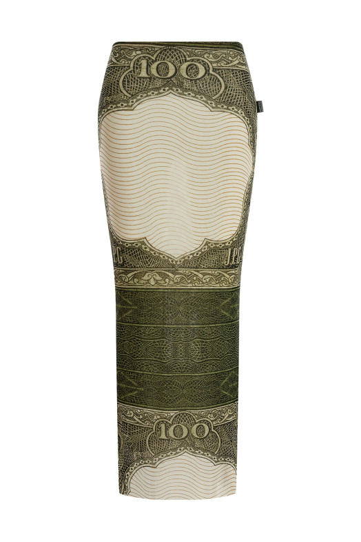 'Re-edition - The Green Cartouche' skirt Multicolor