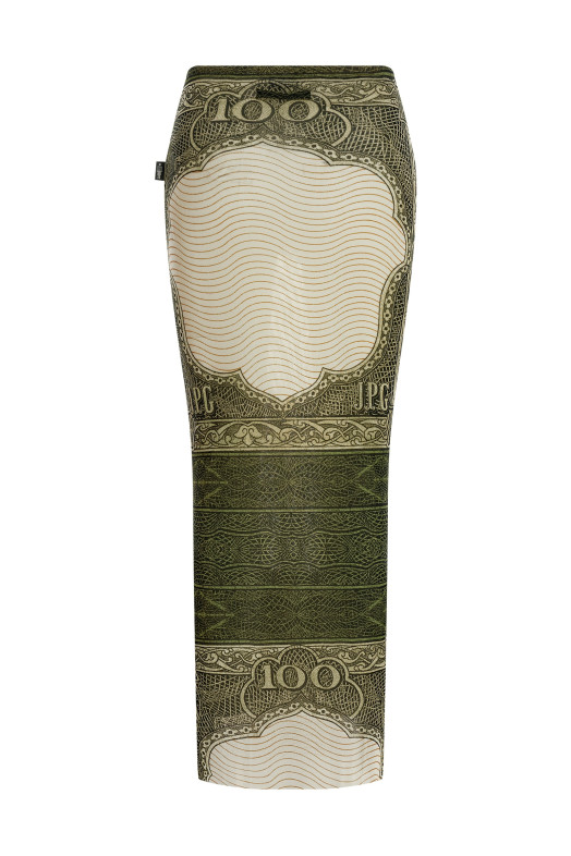 'Re-edition - The Green Cartouche' skirt Multicolor