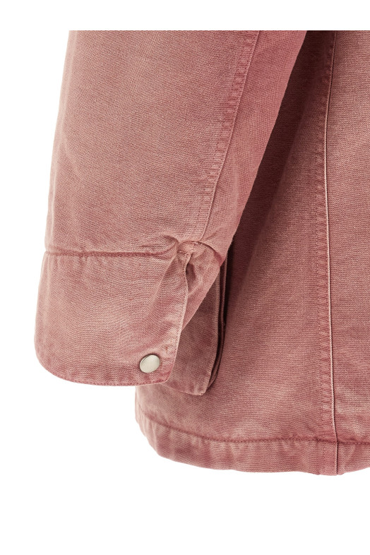 Куртка со съемным воротником Розовый A25AB01CDFADEDBURGUNDY