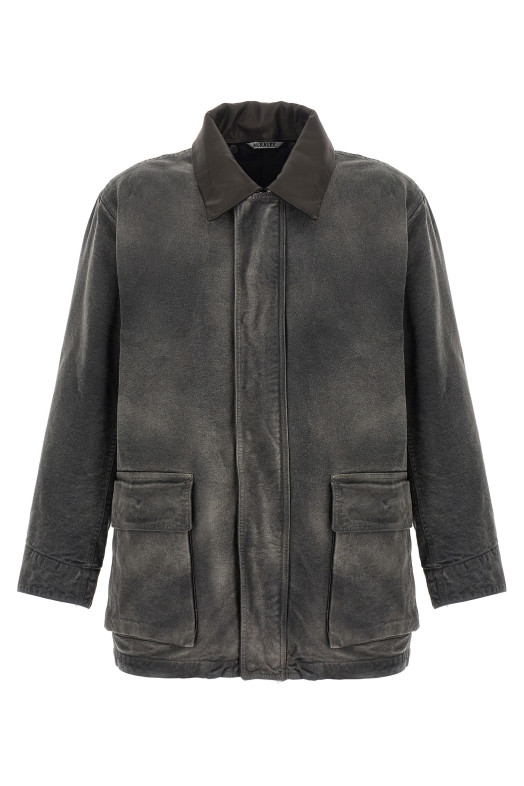 Куртка со съемным воротником Черная A25AB01CDFADEDBLACK