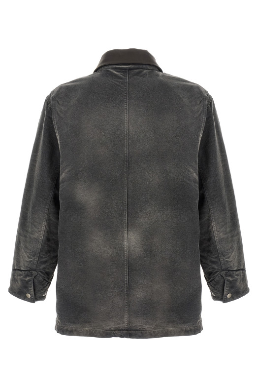 Куртка со съемным воротником Черная A25AB01CDFADEDBLACK