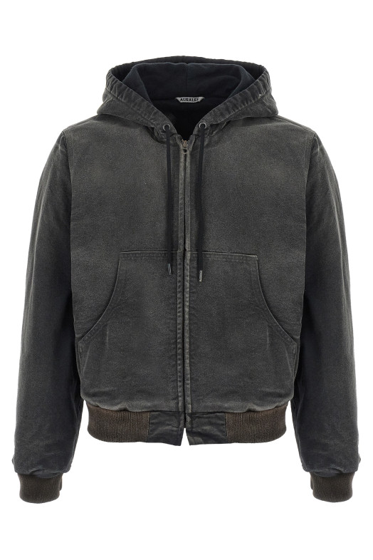 Парка с капюшоном Черная A25AB02CDFADEDBLACK