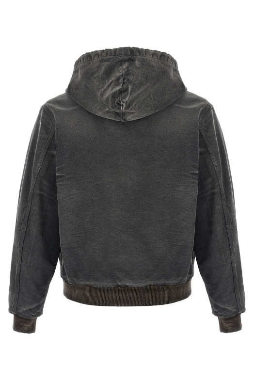 Парка с капюшоном Черная A25AB02CDFADEDBLACK