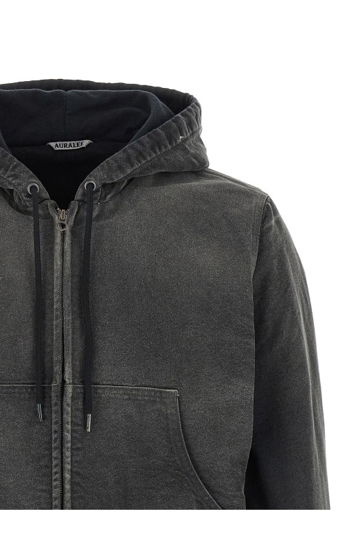 Парка с капюшоном Черная A25AB02CDFADEDBLACK