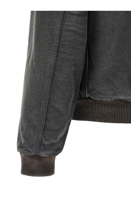 Парка с капюшоном Черная A25AB02CDFADEDBLACK