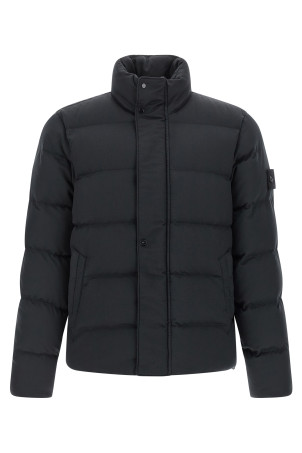 '4100100 Twill Wool-Tc Ghost Piece' down jacket Blue