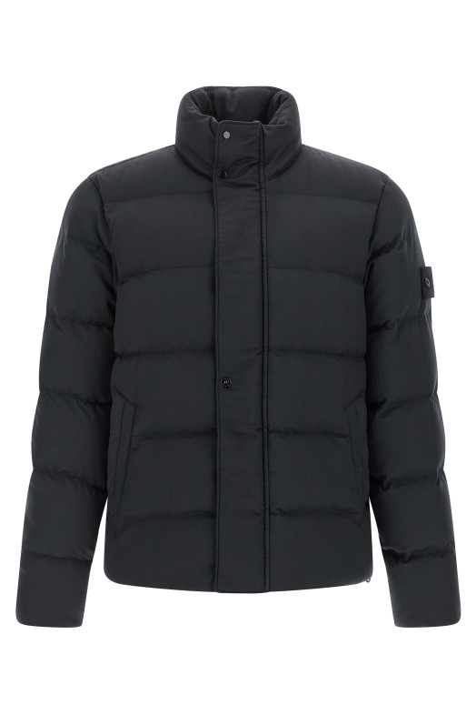 '4100100 Twill Wool-Tc Ghost Piece' down jacket Blue