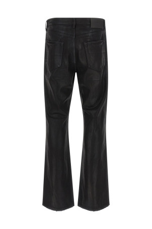 'P026 Rinsed Foil Boot' jeans Black
