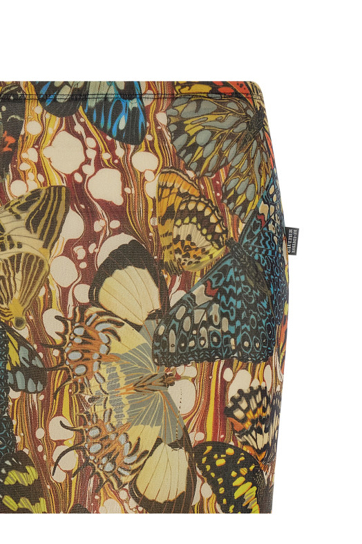 'Re-edition - The Yellow Butterfly' skirt Multicolor