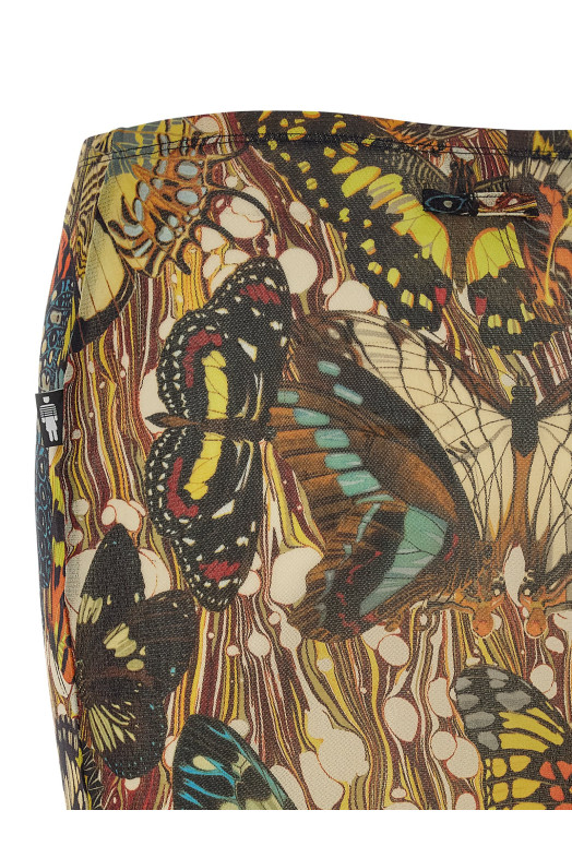 'Re-edition - The Yellow Butterfly' skirt Multicolor