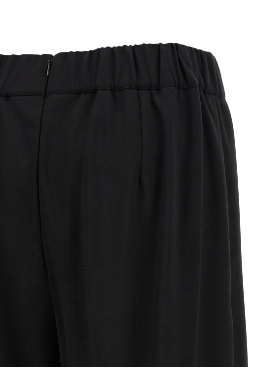 Брюки с широкими брючинами Черные DOLCE & GABBANA FTC6ZTFUBAJN0000