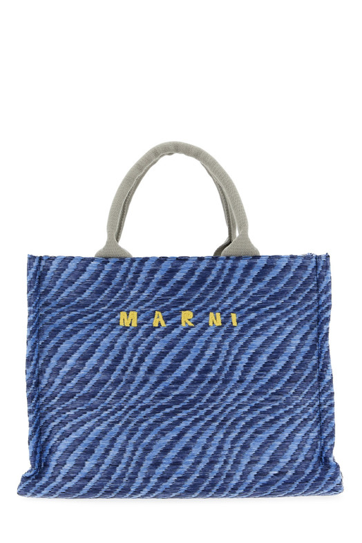 Рафийная сумочка Blue MARNI SHMP0077U7P984100B48