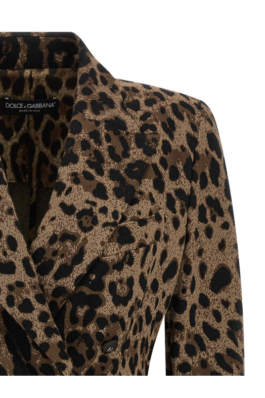 DOLCE & GABBANA 'Turlington - коллекция Cammello' блейзер Brown F29QMTFJGASS8350