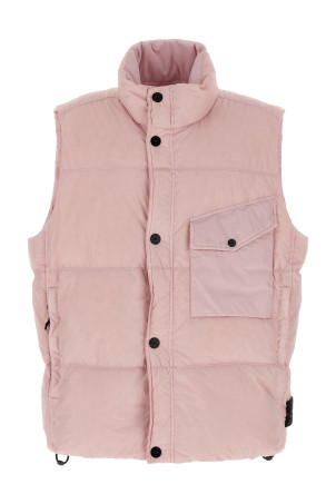 'Crinkle Reps NY' vest Pink