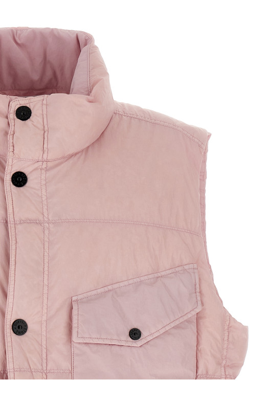 STONE ISLAND 'Crinkle Reps NY' жилет Розовый K2S15G100003S0A23V0080