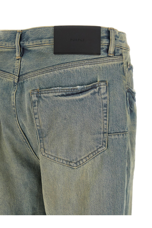 Джинсы «P026 Dirty Fade Rip Boot» СИНИЙ P026DFDR525LTINDIGO
