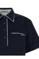 Двухслойная рубашка-поло Синяя PRADA P963NSOOO173LF0008