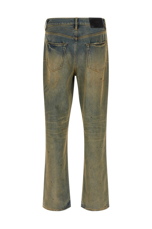 Джинсы «P011 Dirty Oil Repair» Желтый P011IORC526LTINDIGO