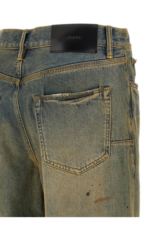 Джинсы «P011 Dirty Oil Repair» Желтый P011IORC526LTINDIGO