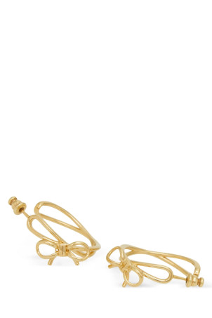 Bow earrings Gold