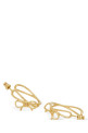 Bow earrings Gold