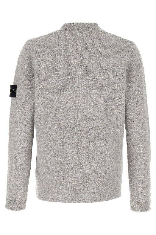 Bouclé wool sweater Gray