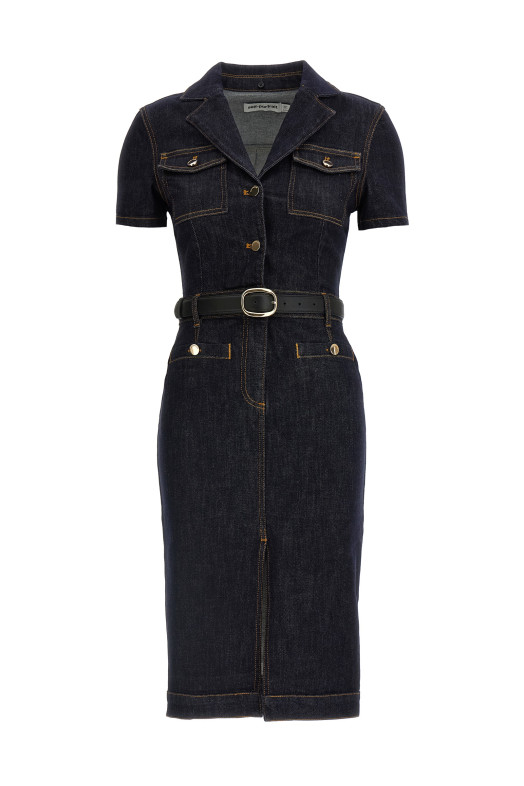 Платье «Indigo Denim Midi» Синее RS26822MBLBLUE