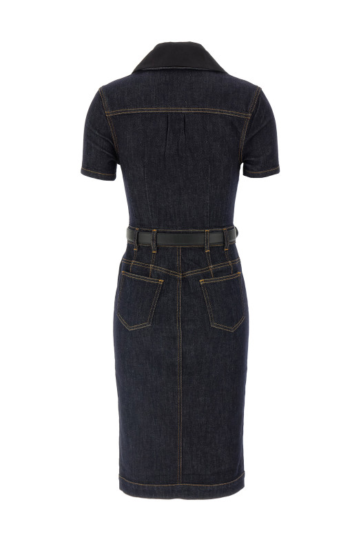 Платье «Indigo Denim Midi» Синее RS26822MBLBLUE