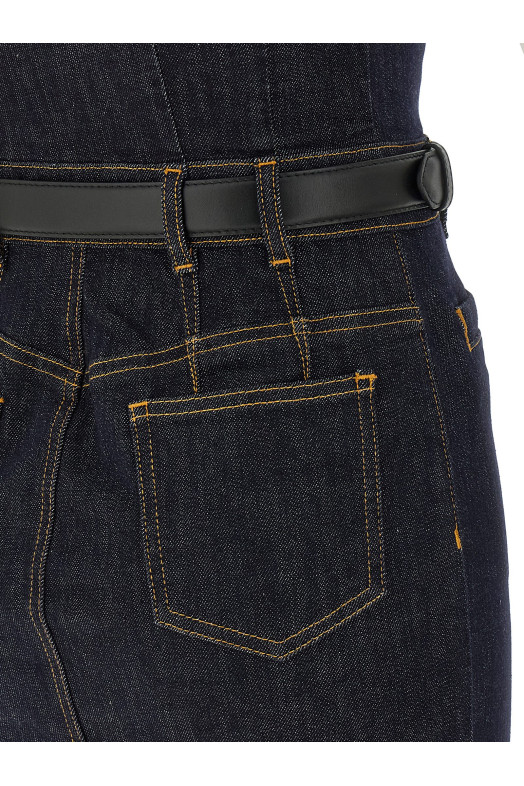 Платье «Indigo Denim Midi» Синее RS26822MBLBLUE