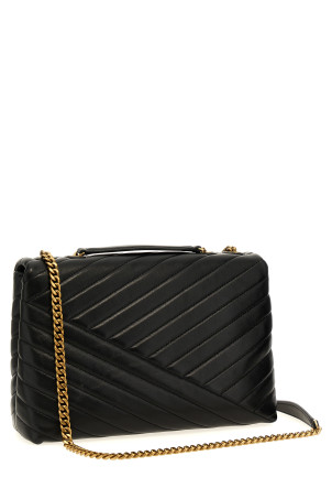 'Kira Chevron Convertible' crossbody bag Black