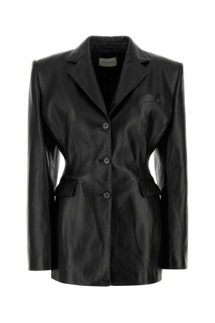 Black leather blazer Black MAGDA BUTRYM (101721)