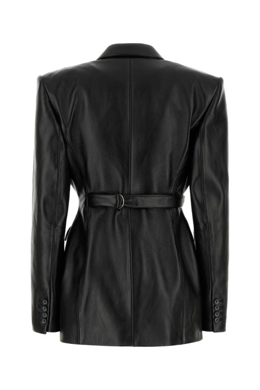 Black leather blazer Black MAGDA BUTRYM (101721)