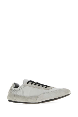 Grey Re-Nylon and suede Collapse sneakers PRADA (1E959NF005D7C)