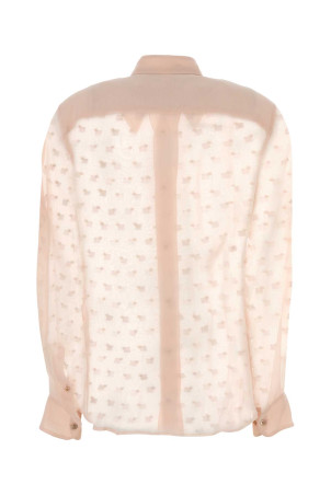 Pastel pink viscose Chowy shirt DRIES VAN NOTEN (2520107632314)