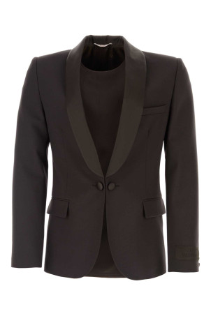 Chocolate wool blazer VALENTINO GARAVANI (2V0CE3658EJ)