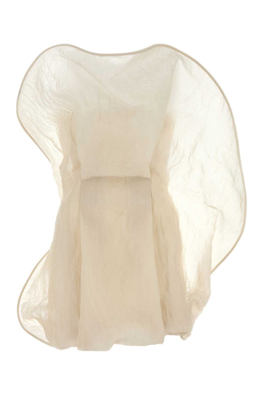 Ivory wool blend mini dress Beige MAGDA BUTRYM (400525)