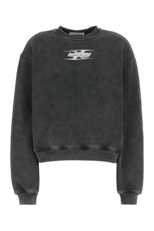 Dark grey cotton sweatshirt T BY ALEXANDER WANG (4CC4241513)