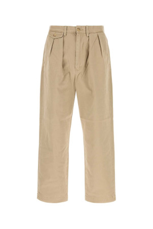 Beige cotton pant Blue POLO RALPH LAUREN (710850209)