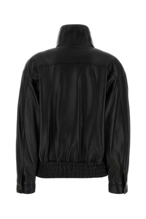 Black leather jacket Black SAINT LAURENT (836515YCNU2)