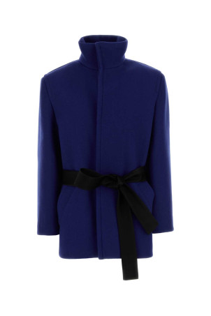 Blue wool jacket SAINT LAURENT (850307Y5J78)