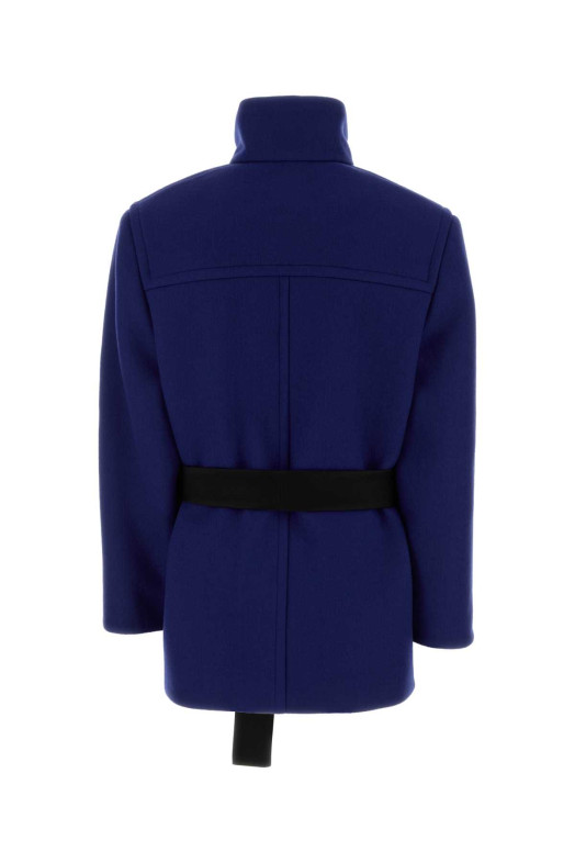 Синий шерстяной пиджак SAINT LAURENT (850307Y5J78)