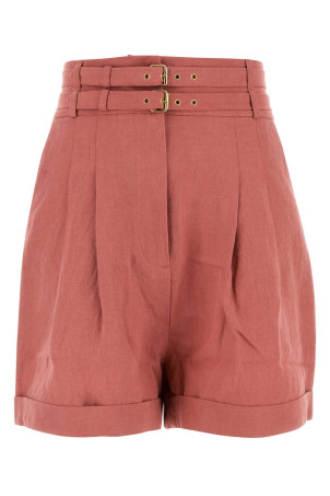 Dark pink linen Aqiva shorts Pink LE KASHA (AQIVA)